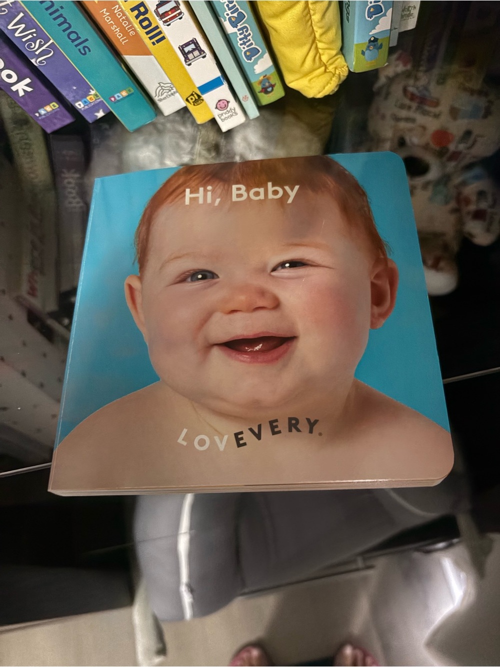 Hi, Baby Board Book - Blue Cover Love Every!